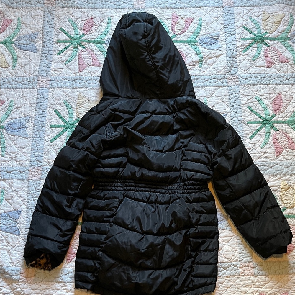 Reversible leopard print coat - Picture 3 of 5